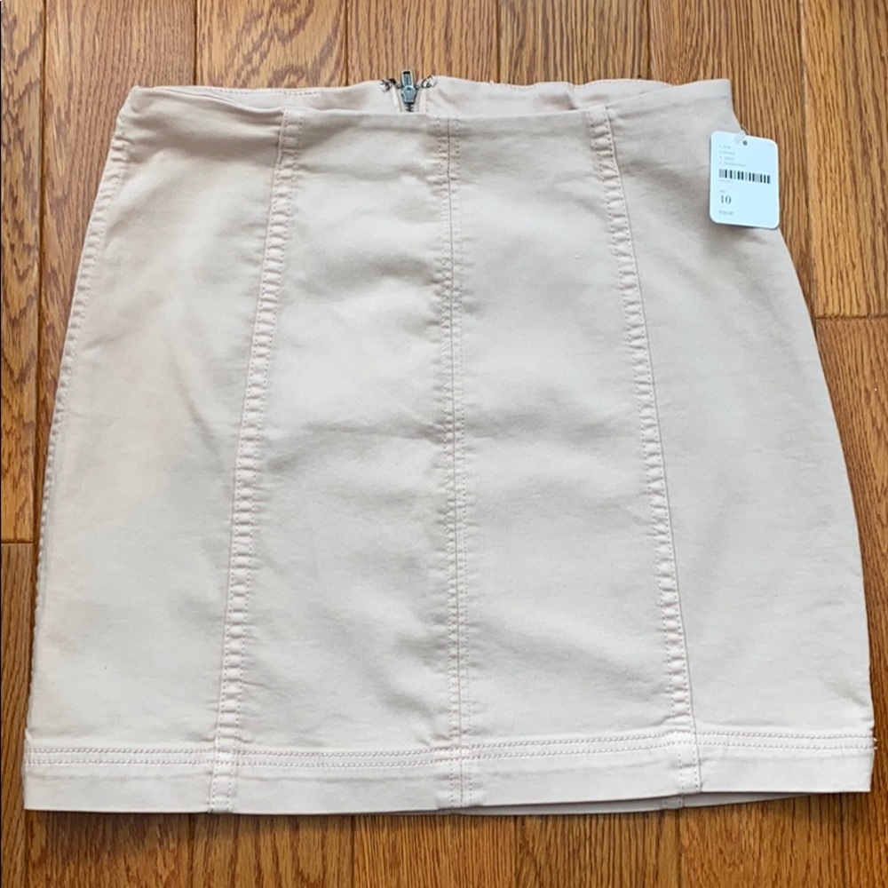 Free People Modern Femme Denim Skirt Size 10
